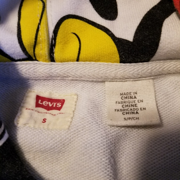 Levi's x Disney Mickey and Friends Graphic Hoodie Sweatshirt Size Small - Picture 6 of 15